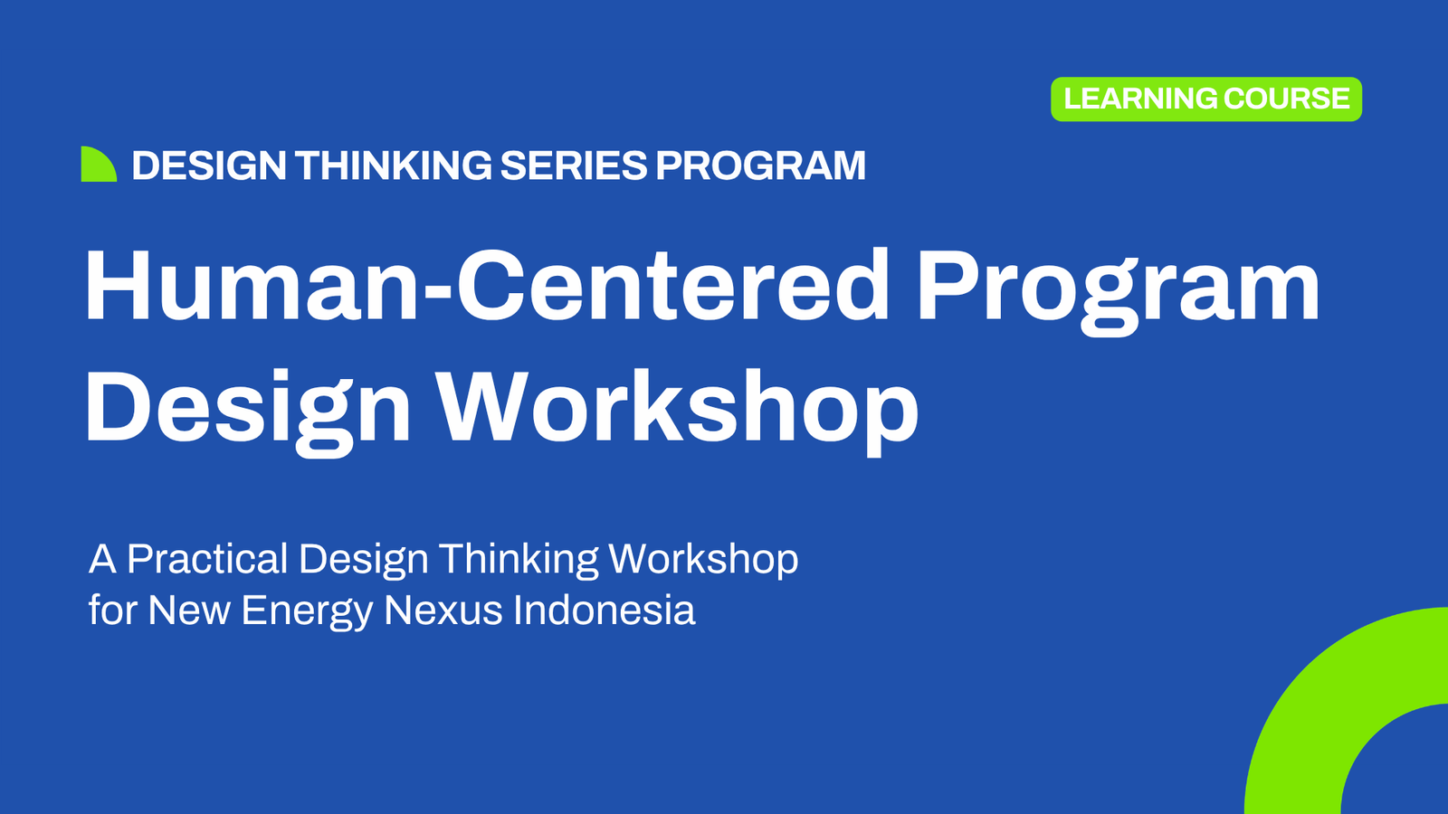 Protected: Design Thinking Workshop for New Energy Nexus Indonesia Learning Course