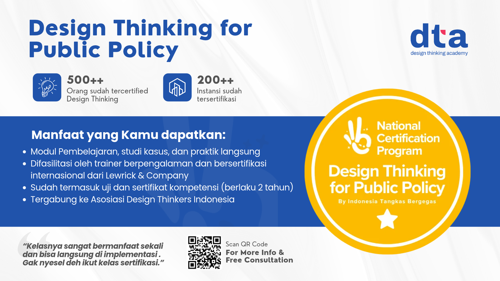 Protected: Design Thinking Certification for Public Policy